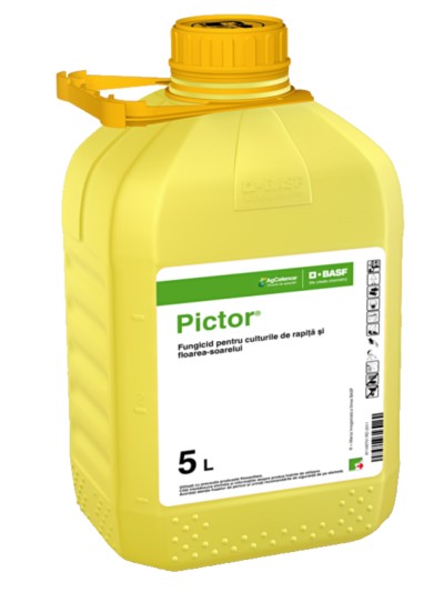 Fungicid PICTOR - 5 Litri, BASF, Sistemic, Floarea Soarelui, Putregaiul Cenusiu, Fainarea