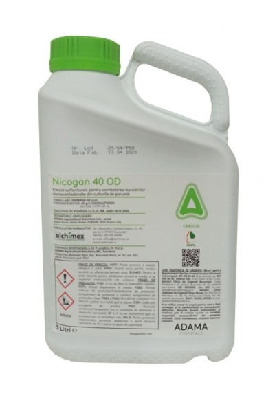 Erbicid NICOGAN 40 OD - 5 Litri, Adama, Postemergent