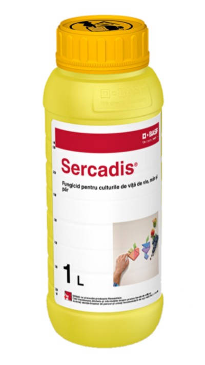 Fungicid SERCADIS - 1 Litru, BASF, Vita de vie, Mar, Par, Sistemic