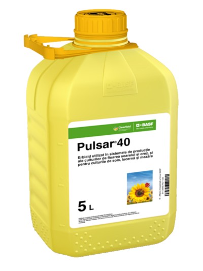 Erbicid PULSAR 40 - 5 Litri, BASF, Postemergent, Floarea Soarelui, Mazare, Soia, Orez
